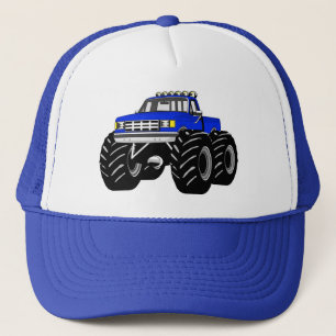 GORRA DE CAMIONERO MONSTER TRUCK AZUL