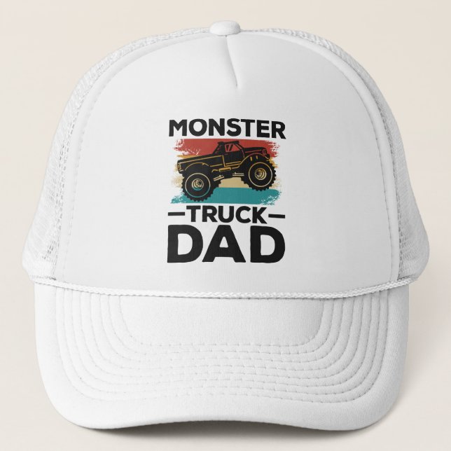 Gorra De Camionero Monster Truck Dad (Anverso)
