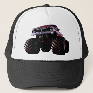 Gorra De Camionero Monster truck púrpura