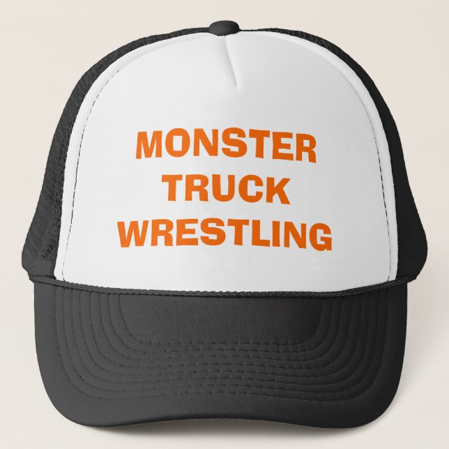 GORRA DE CAMIONERO MONSTER TRUCK QUE LUCHA (Anverso)