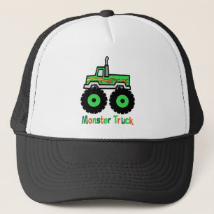 Gorra De Camionero Monster truck verde