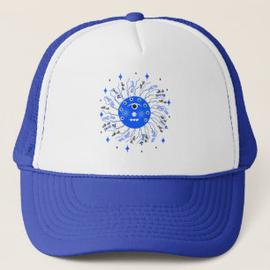 Gorra De Camionero Monstruo azul