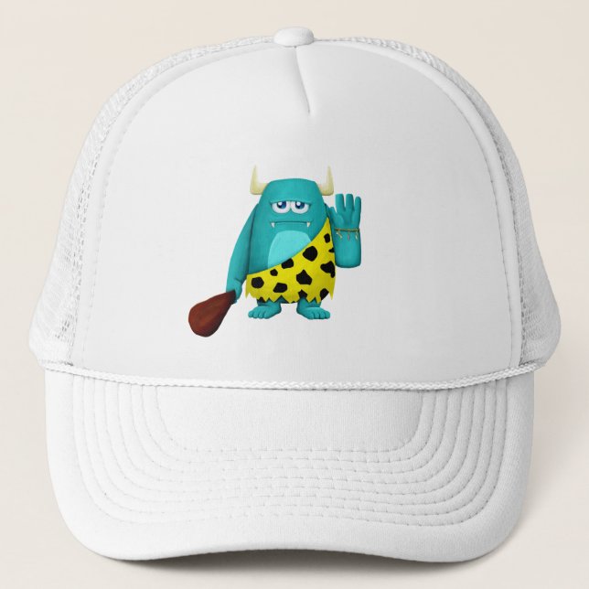 Gorra De Camionero Monstruo de cueva (Anverso)