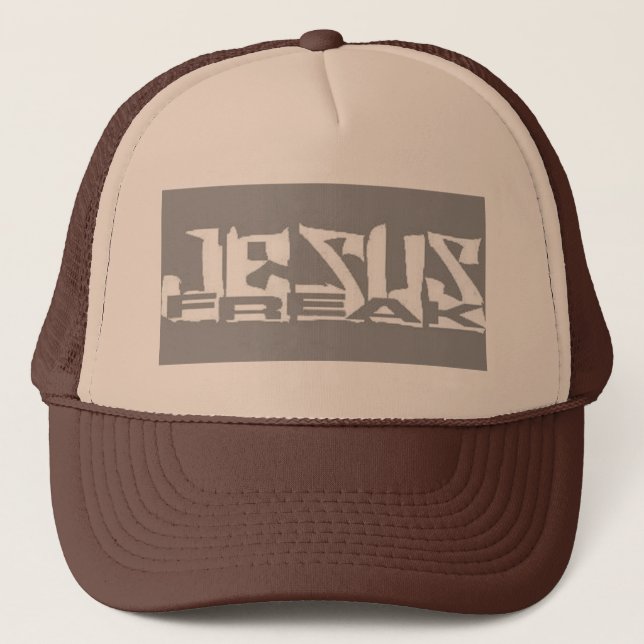Gorra De Camionero monstruo de Jesús (Anverso)