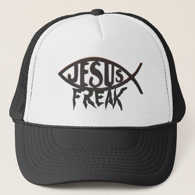 Gorra De Camionero monstruo de Jesús (Anverso)