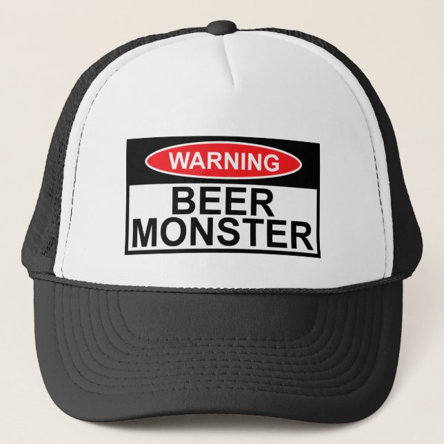 Gorra De Camionero Monstruo de la cerveza (Anverso)