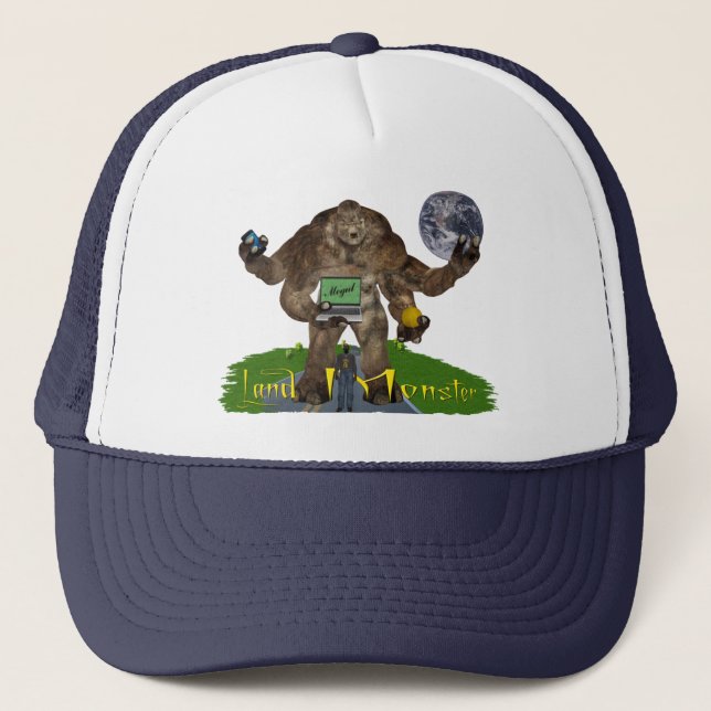 Gorra De Camionero Monstruo de la tierra (Anverso)