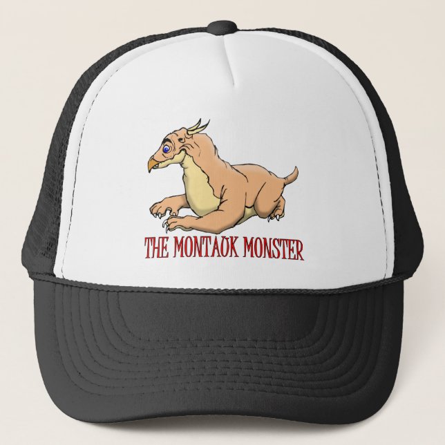 GORRA DE CAMIONERO MONSTRUO DE MONTAUK (Anverso)