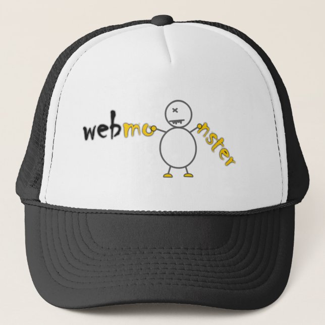 Gorra De Camionero Monstruo del Web (Anverso)