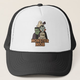 Gorra De Camionero Monstruo Mob Frankenstein Drácula Momia Fantasma