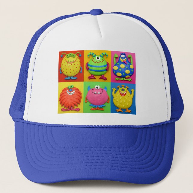 Gorra De Camionero Monstruos (Anverso)