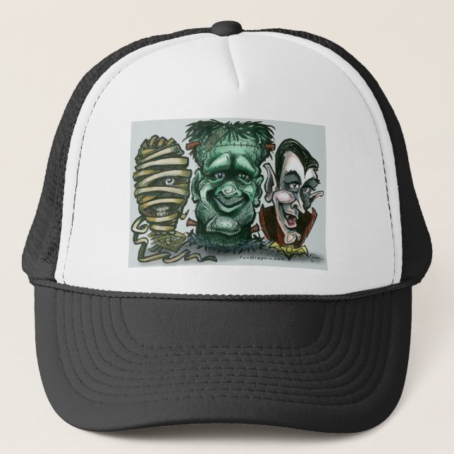 Gorra De Camionero Monstruos de películas (Anverso)