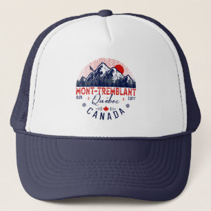 Gorra De Camionero Mont-Tremblant Canadá Montaña de esquí de Quebec