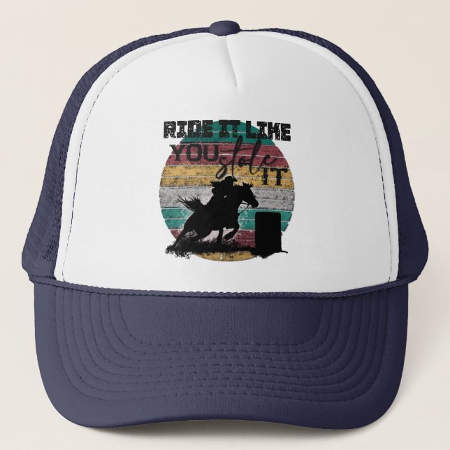 Gorra De Camionero monta como si lo hubieras robado (Anverso)