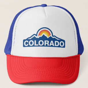 Gorra De Camionero Montaña Bandera de Colorado