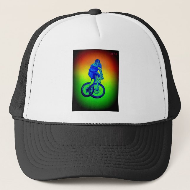 Gorra De Camionero Montaña bicicleta Llandegla mtb bmx (Anverso)