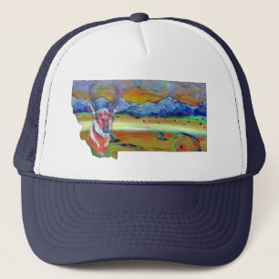 Gorra De Camionero Montana con el cuerno del diente