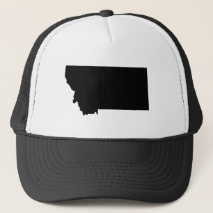 Gorra De Camionero Montana en blanco y negro