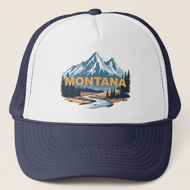 Gorra De Camionero Montana Estados Unidos de América (Anverso)