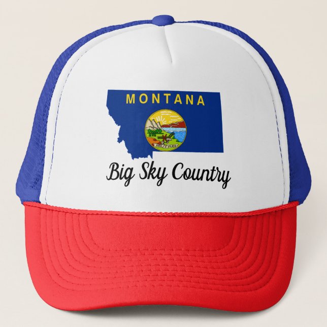 Gorra De Camionero Montana, país del cielo grande (Anverso)