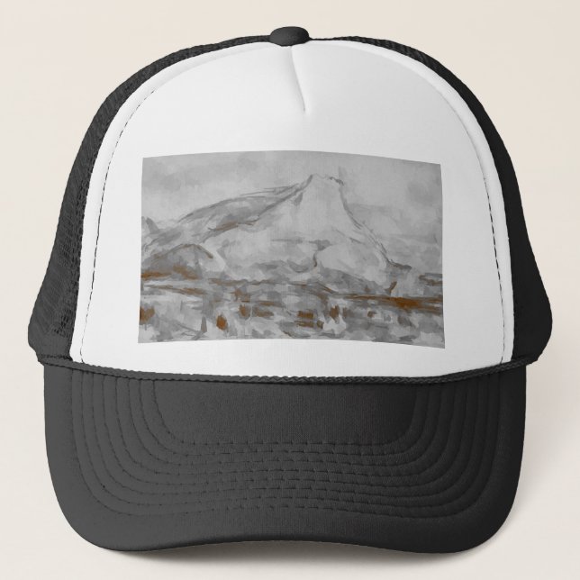 Gorra De Camionero Montaña Remix de Cezanne (Anverso)