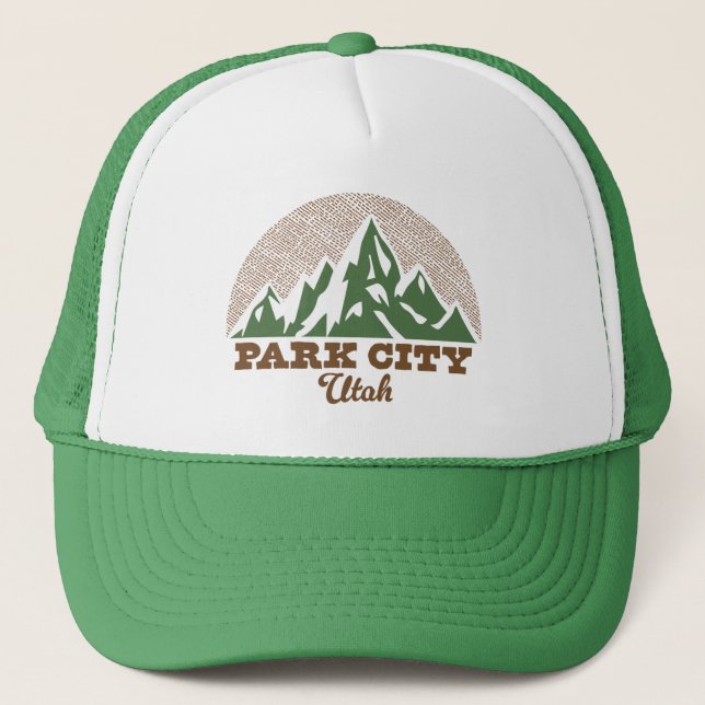 Gorra De Camionero Montaña Utah Park City (Anverso)