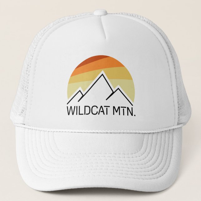 Gorra De Camionero Montaña Wildcat New Hampshire Retro (Anverso)