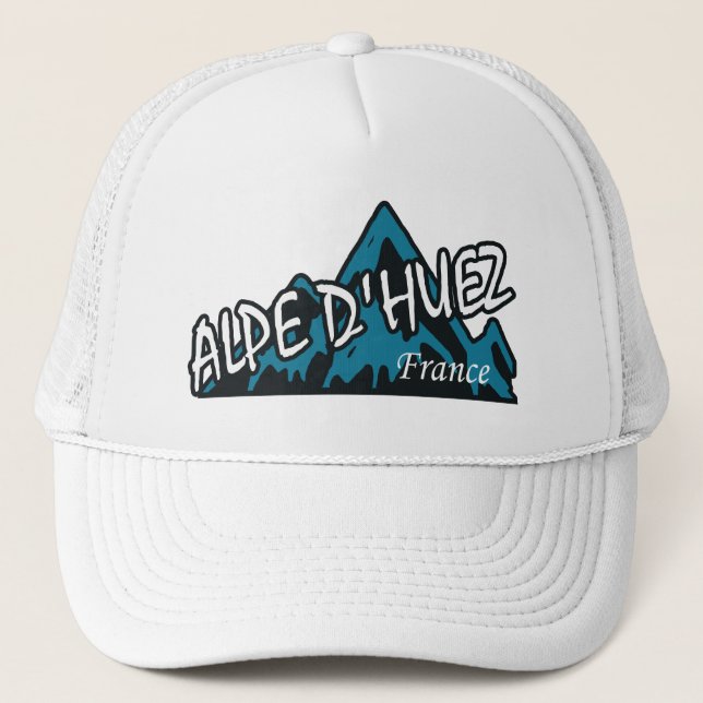 Gorra De Camionero Montañas Alpe d’Huez Francia (Anverso)