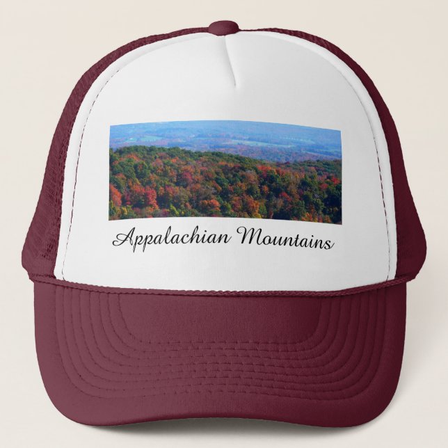 Gorra De Camionero Montañas Apalaches en otoño (Anverso)