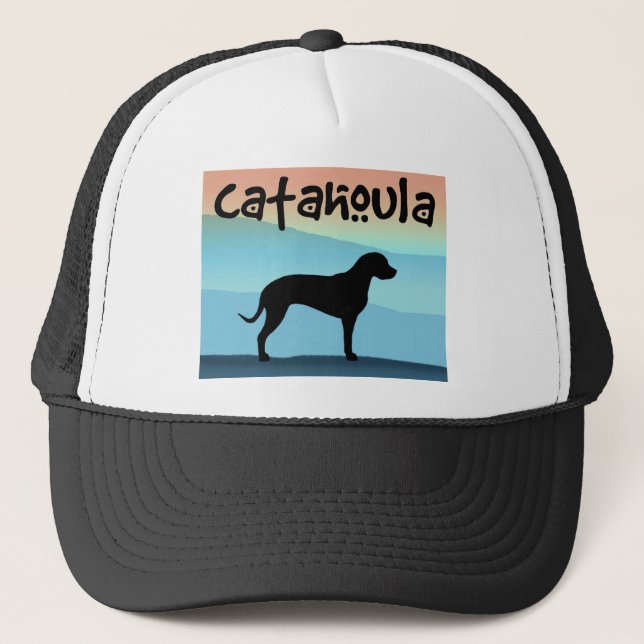 Gorra De Camionero Montañas azules Catahoula (Anverso)