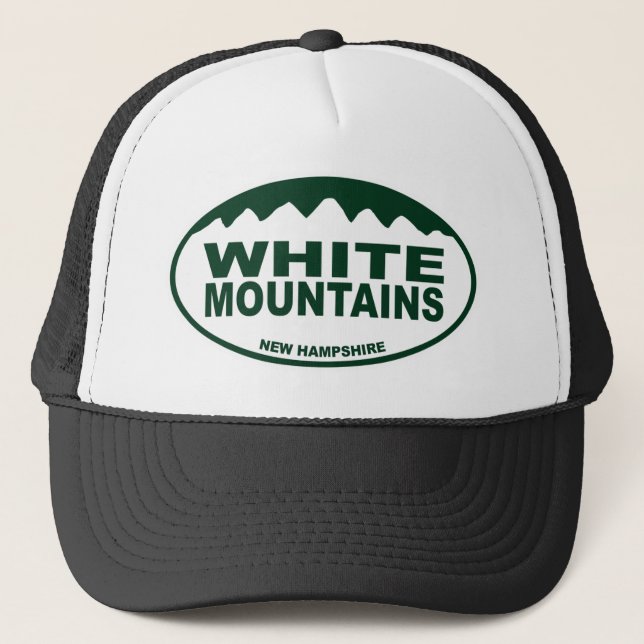 Gorra De Camionero Montañas blancas (Anverso)