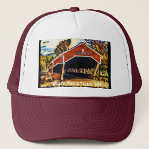 Gorra De Camionero Montañas blancas, New Hampshire
