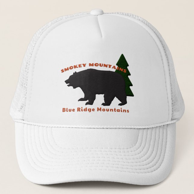 Gorra De Camionero Montañas Blue Ridge Montañas Smokey (Anverso)