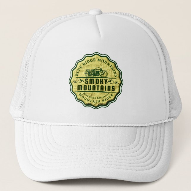 Gorra De Camionero Montañas Blue Ridge Rider (Anverso)