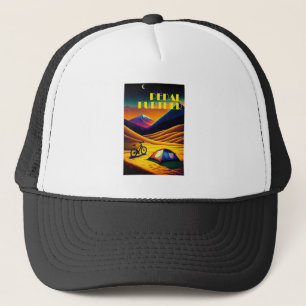 Gorra De Camionero Montañas de Bikepacking más alejadas del pedal