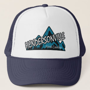 Gorra De Camionero Montañas de Hendersonville Carolina del Norte