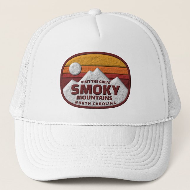 Gorra De Camionero Montañas humeantes     (Anverso)