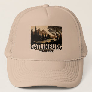 Gorra De Camionero Montañas humeantes del Vintage de Tennessee