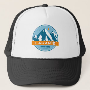 Gorra De Camionero Montañas Laramie Wyoming Estrellas Luna