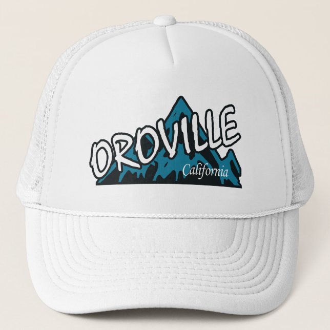 Gorra De Camionero Montañas Oroville California (Anverso)