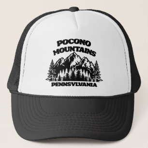 Gorra De Camionero Montañas Pocono Pensilvania