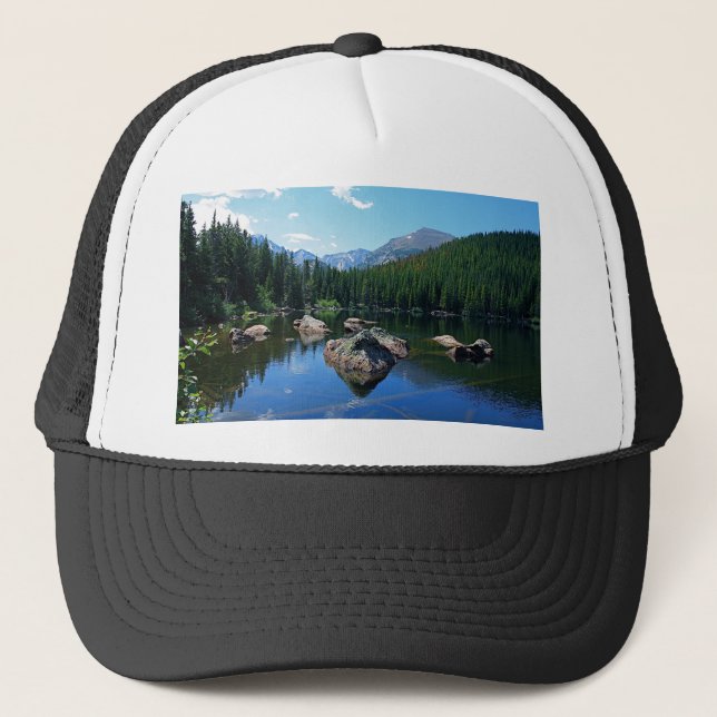 Gorra De Camionero Montañas rocosas (Anverso)