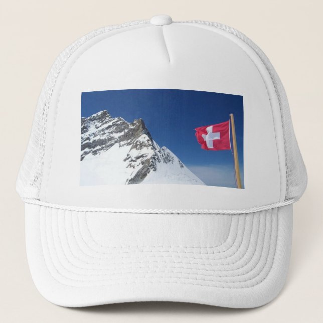 GORRA DE CAMIONERO MONTAÑAS SUIZAS (Anverso)