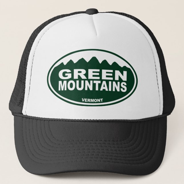 Gorra De Camionero Montañas verdes (Anverso)