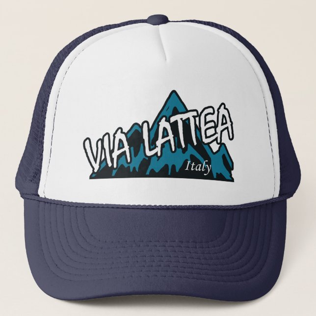 Gorra De Camionero Montañas Via Lattea (Anverso)