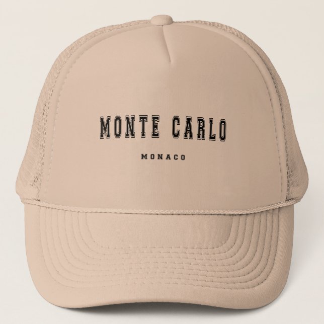 Gorra De Camionero Monte Carlo Mónaco (Anverso)