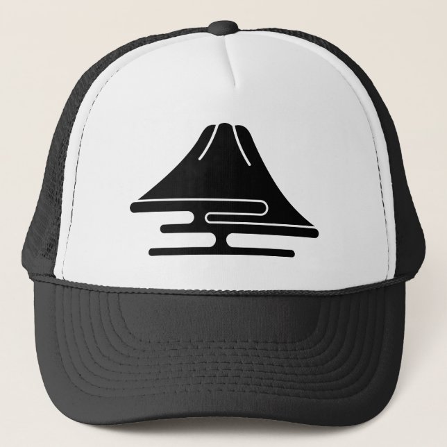 Gorra De Camionero Monte Fuji y neblina (Anverso)