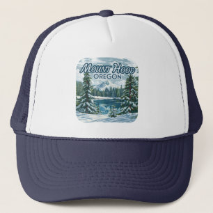Gorra De Camionero Monte Hood Oregon Ski Pacífico Noroeste Invierno