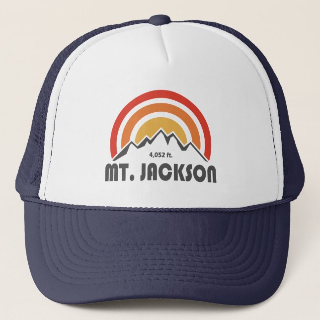 Gorra De Camionero Monte Jackson New Hampshire (Anverso)