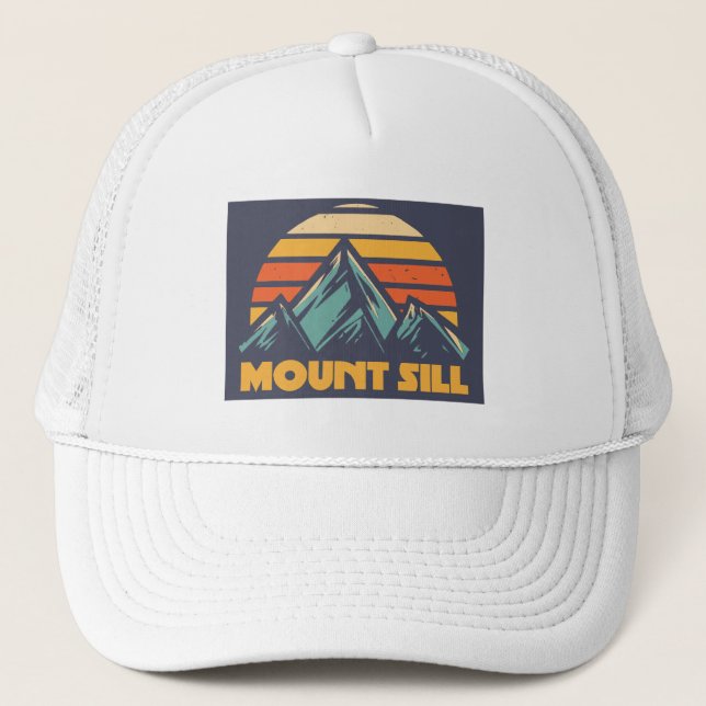 Gorra De Camionero Monte Sill California Retro Turquoise (Anverso)